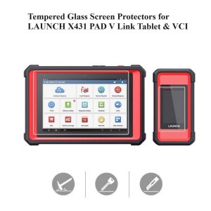 Tempered Glass Screen Protectors for LAUNCH X431 PAD V Link